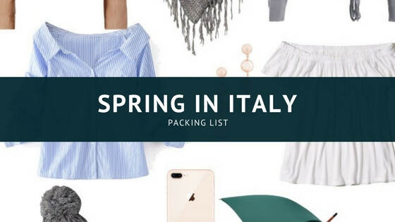 spring in Italy packing list
