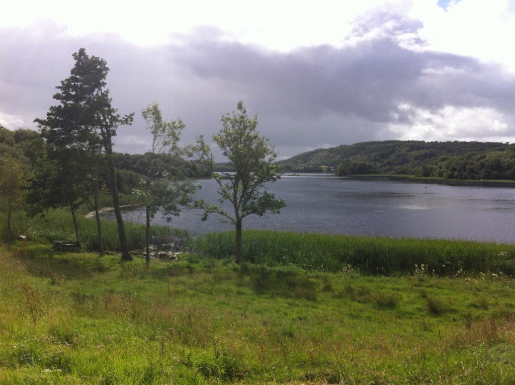 view over the lake, northern Ireland