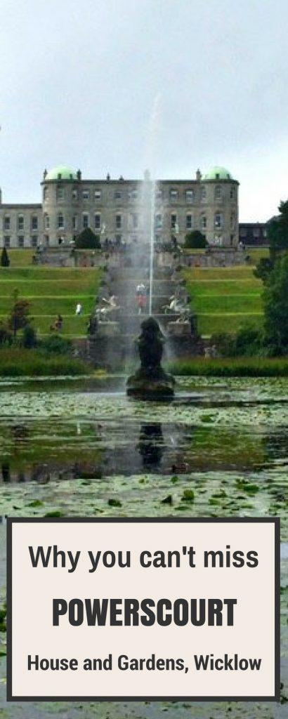 Wicklow Powerscourt gardends and Powerscourt waterfall