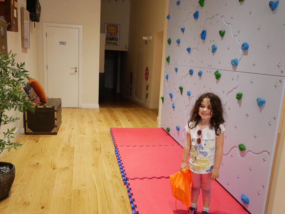 Martinhal Chiado kids' club climbing wall