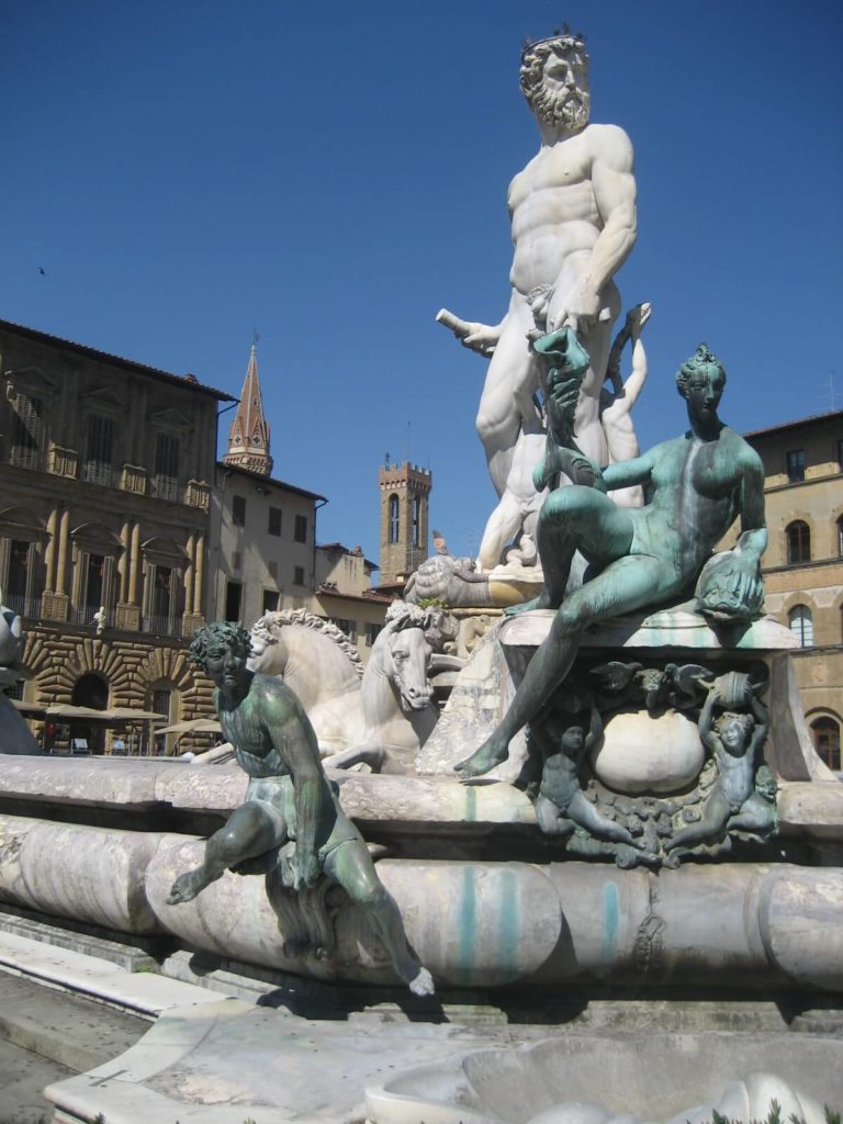 statue in Florence City center