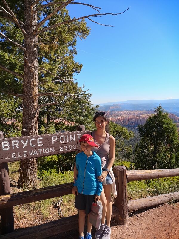 My son and I in Bryce Canyon