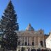 Italy at Christmas: St Peter square with christmas tree