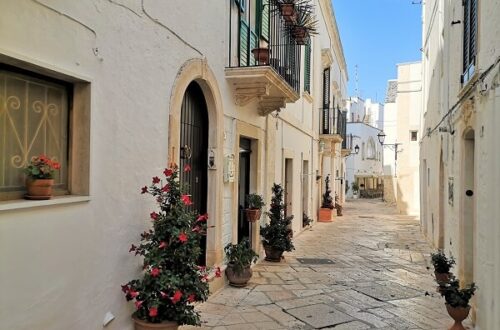 Locorotondo italy town center