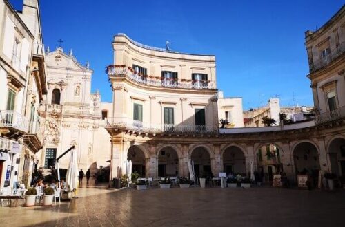 Piazza in Martina Franca Italy