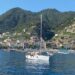 view of Minori amalfi coast from the water