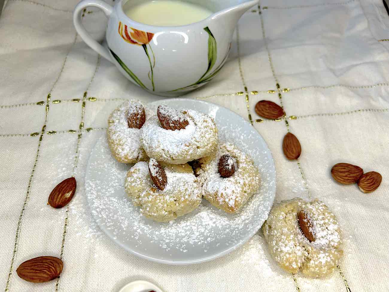 my home-made soft almond cookies